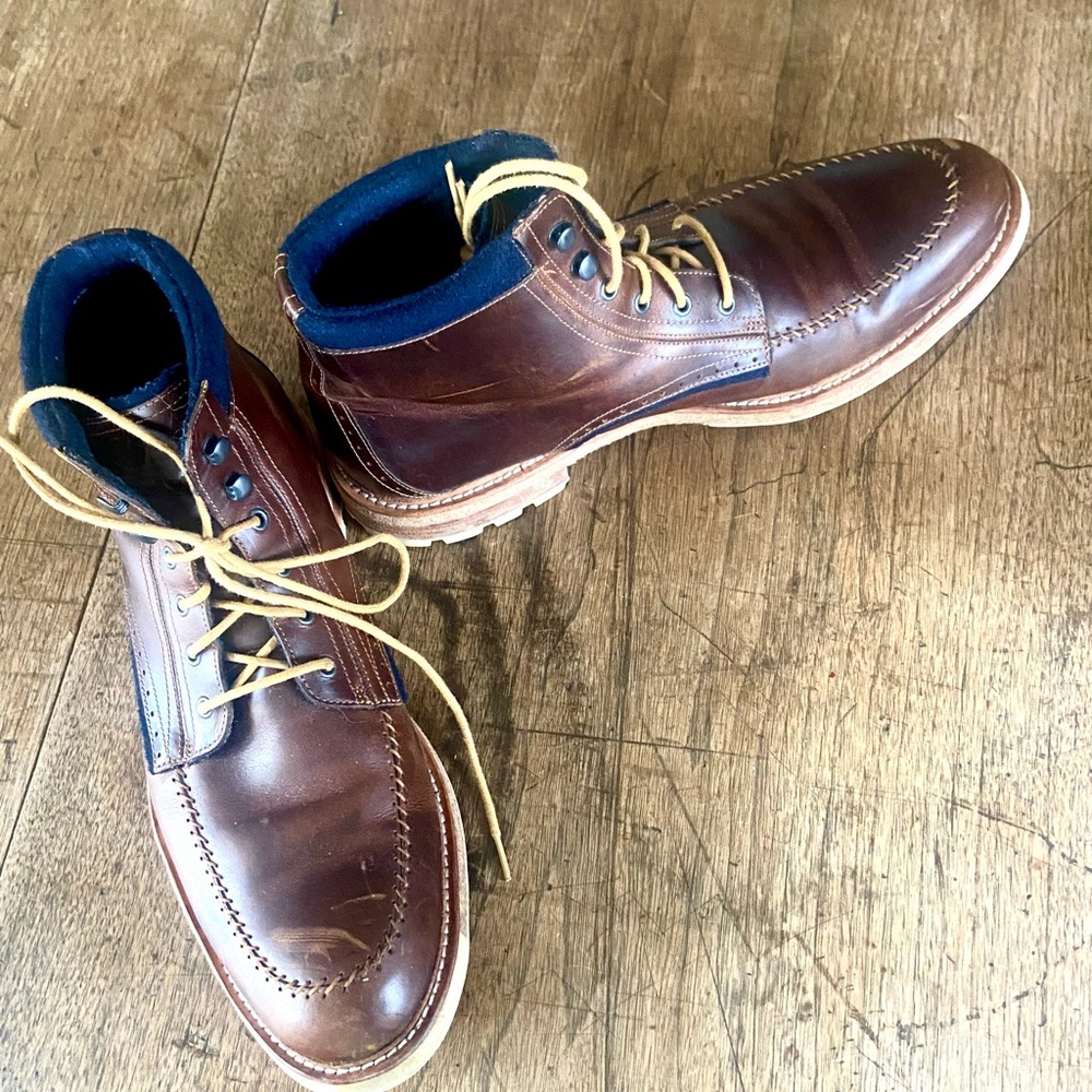 Woolrich Men's Brown Leather Boots